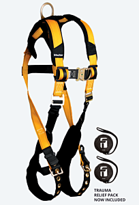 Falltech 7021Fd Journeyman Flex Climbing Harness, Non-Belted Fbh Steel 1D, Fd Tb Legs Mb Chest