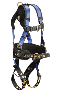 Falltech 7074B Contractor, Fbh 1D Construction Harness, Belted Tb Legs Mb Chest