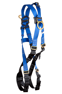 Falltech 7019A Contractor Fbh 2D Crossover Climbing Harness, Mb Legs, Chest And Torso
