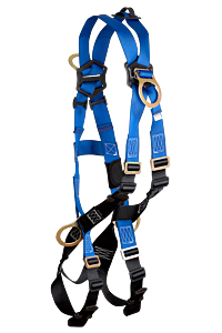 Falltech 7019B Contractor Fbh 4D Crossover Climbing Harness, Mb Legs, Chest And Torso
