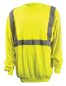Occunomix Lux-Swtl Lightweight Crewneck Sweatshirt, Solid, Class 2