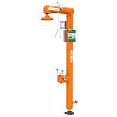 Guardian Gfr3310 Heated Safety Station With Eyewash, Ieee Compliant, Single Point Connection, Bottom Inlet, Rated For Class I, Division 2 Environment