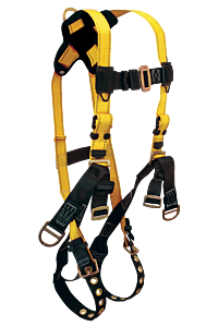Falltech 8006 Roughneck Fbh Derrick Harness, Non-Belted Small With Hip-Lift Ds With Lower-Torso Mbs, 8035 Bbelt