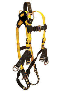 Falltech 8007 Roughneck Fbh Derrick Harness, Non-Belted With Hip-Lift Ds With Lower-Torso Mbs, 8035 Bbelt