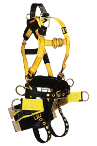 Falltech 8001B Roughneck Derrick Harness, Fbh Bosun Belted With Board Seat Tb Legs Mb Chest
