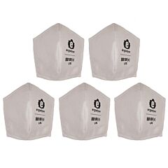 Ergodyne 48874 Skullerz 8810F(X)-C Contoured Mask Replacement Filters, Case Of 190, White, Size Large/X-Large