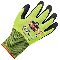Ergodyne 17876 Proflex 7022-Case Nitrile-Coated Cut-Resistant Gloves, Case Of 144, Lime, Size 2X-Large