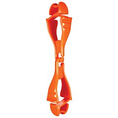 Ergodyne 19718-Bulk Squids 3400-Bulk Glove Clip, Dual Clip Mount, 100 Pack, Orange