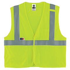 Ergodyne 21863 Glowear 8263Frhl Hi-Vis Fr Safety Vest Type R Class 2, Lime, Size Small/Medium