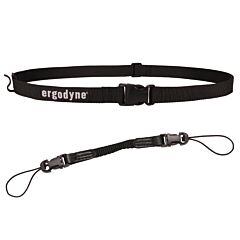 Ergodyne 19167 Squids 3135S Barcode Scanner Belt And Hook, Black, Size Small