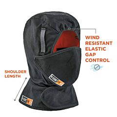 Ergodyne 16876 N-Ferno 6876 2-Layer Fr Liner With 2-Layer Fr Mouthpiece, Black, Kit