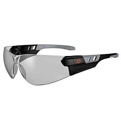 Ergodyne 59183 Skullerz Saga-Af Frameless Safety Glasses, Sunglasses, Matte Black, Anti-Fog In/Outdoor Lens
