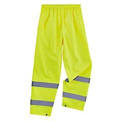 Ergodyne 25348 Glowear 8916 Lightweight Hi-Vis Rain Pants, Class E, Lime, Size 4X-Large
