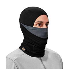 Ergodyne 16844 N-Ferno 6844 Balaclava Face Mask, Dual-Layer, Black
