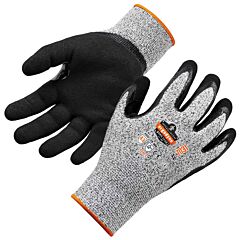 Ergodyne 17986 Proflex 7031 Nitrile-Coated Cut-Resistant Gloves A3 Level, Gray, Size 2X-Large