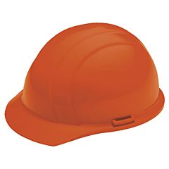 Erb 19363 Americana Hard Hat With Accessory Slots And 4-Point Mega Ratchet Suspension, Orange