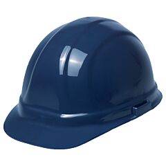 Erb 19301 Omega Ii Hard Hat With Accessory Slots And 6-Point Slide-Lock Suspension, Dark Blue