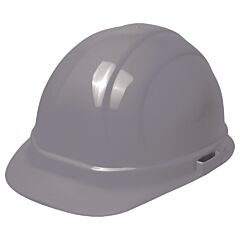 Erb 19137 Omega Ii Hard Hat With Accessory Slots And 6-Point Slide-Lock Suspension, Gray