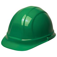 Erb 19138 Omega Ii Hard Hat With Accessory Slots And 6-Point Slide-Lock Suspension, Green