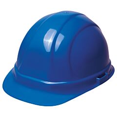 Erb 19956 Omega Ii Hard Hat With Accessory Slots And 6-Point Mega Ratchet Suspension, Blue