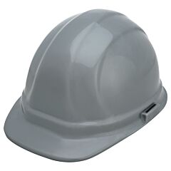 Erb 19994 Omega Ii Hard Hat With Accessory Slots And 6-Point Mega Ratchet Suspension, Silver
