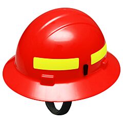 Erb 19851 Americana Wildlands Full Brim Hard Hat With 4-Point Mega Ratchet Suspension, Black