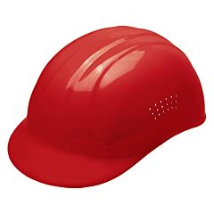 Erb 19114 67 Bump Cap With 4-Point Pin-Lock Suspension, Red