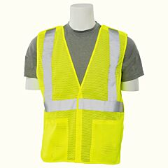 Erb 61101 Aware Wear S320 Type R, Class 2, Mesh Break-Away Safety Vest, Yellow, Large