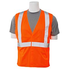 Erb 61434 Aware Wear S362 Type R, Class 2, Economy Mesh Safety Vest, Orange, Large