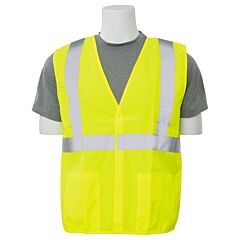 Erb 61004 Aware Wear S388 Type R, Class 2, Oxford Safety Vest, Yellow, 3X-Large