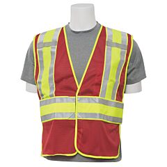 Erb 61731 Aware Wear S530 Non-Ansi Expandable Safety Vest, Red, Medium/Lg