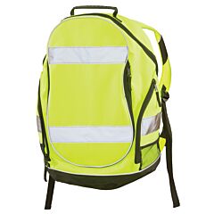 Erb 29003 Aware Wear Bp1 Backpack With Reflective Stripes And Adjustable Straps, Yellow, Universal Size
