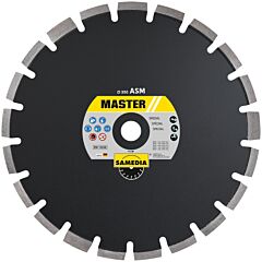 Samedia 500045 Diamond Saw Blade Asm Ashpalt 14" Diameter 1" Arbor