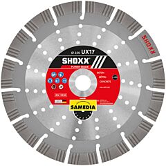 Samedia 510141 Diamond Saw Blade Shoxx Ux17 Concrete Blade, 14" Diameter With 1" Arbor