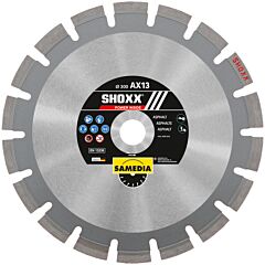 Samedia 510341 Diamond Saw Blade Shoxx Ax13 Asphalt, 16" Diameter With 1" Arbor