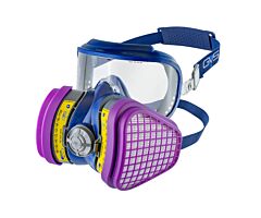 Gvs Spr555 Integra Ov/Ag/P100 Ready To Use Mask With Replaceable Filters, Size Small/Medium, Case Of 4 Each