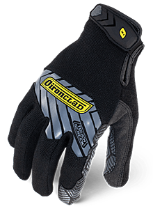 Ironclad Iex-Mgg-03-M Command Grip Gloves, Silicone Infused Touchscreen Palm, Black, Size Medium