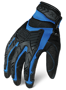 Ironclad Exo2-Migb-03-M Exo Impact Gloves, Impact Protection, Blue & Black , Size Medium