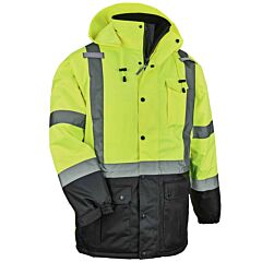 Ergodyne Glowear 8384 Hi-Vis Winter Jacket Quilted Parka