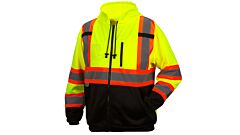 Pyramex Rcszh33 Series Sweatshirts, Ansi Class 3, Lime
