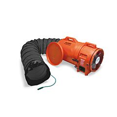 Allegro 9548-25E 12" Axial Explosion-Proof (Ex) Plastic Blower W/ Canister & 25' Ducting, 220V/50 Hz
