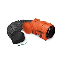 Allegro 9558-15 16" Axial Explosion-Proof (Ex) Plastic Blower W/ Canister & 15' Ducting