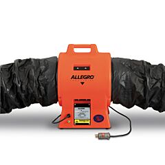 Allegro 9539-12Exi 12" Axial Explosion-Proof (Ex) Industrial Plastic Booster Blower