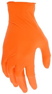 Mcr Safety 60035Oxxl Nitrishield Gloves, Economy, 3.5 Mil, Industrial/Food Grade, Powder Free, Orange, Size 2X-Large