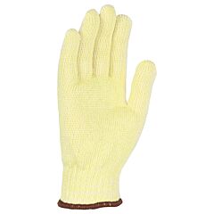 Worldwide Protective Products Matw55Pl-L Gloves, 7G Twaron/Cot Plate, Yellow, Size Large