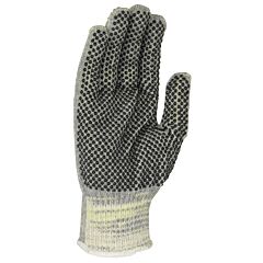 Worldwide Protective Products Mata10-Gy-Pd2-L Gloves, Ata 2-Side Dot, 10G, Gray, Size Large