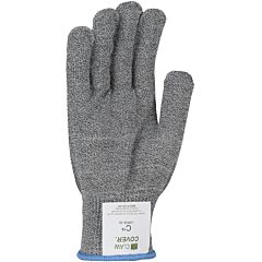Worldwide Protective Products 13-1312 Claw Cover Gloves W/Poly-Powercuff 13G, Gray, Size Small