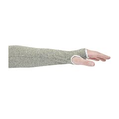 Worldwide Protective Products Msha13-18T Arm Sleeve, Ata Hideaway 13G Thumb Hole, Green, Size 18