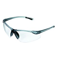 Sellstrom S74201 Safety Glasses With Adjustable Temples, Clear Lens, Black Frame, Pack Of 12