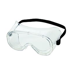 Sellstrom S81220 Safety Goggles, Non-Vented, Anti-Fog Polycarbonate Lens, Adjustable Fr Strap, Clear Pvc Body, Clear Tint